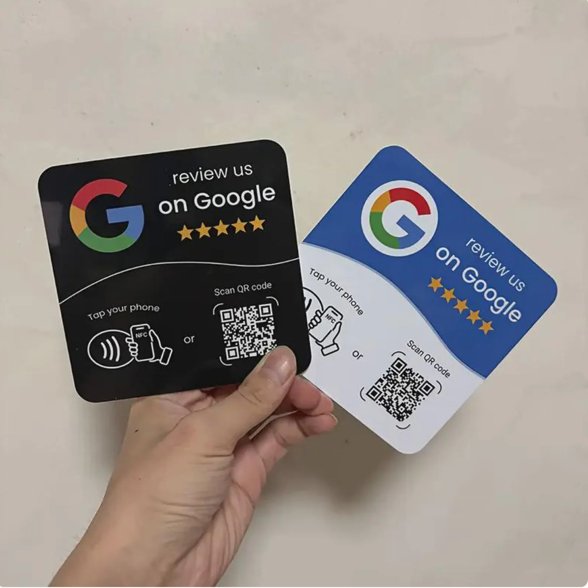 Google NFC Review-kort
