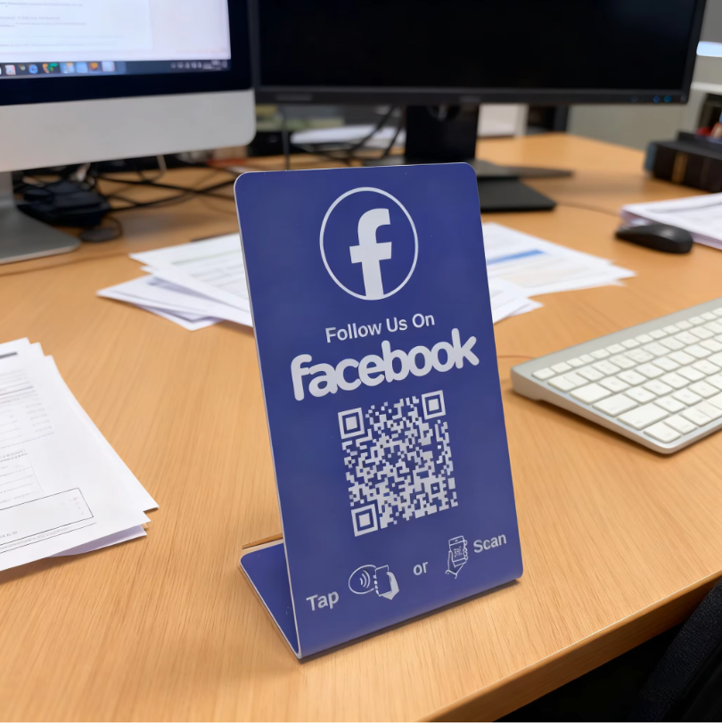 Sociale medier Review-kort